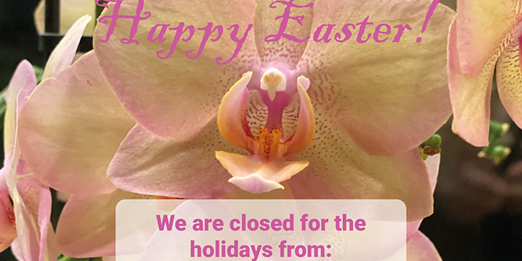 Our opening hours at Easter